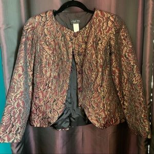 Vintage blazer with beautiful sheen pattern